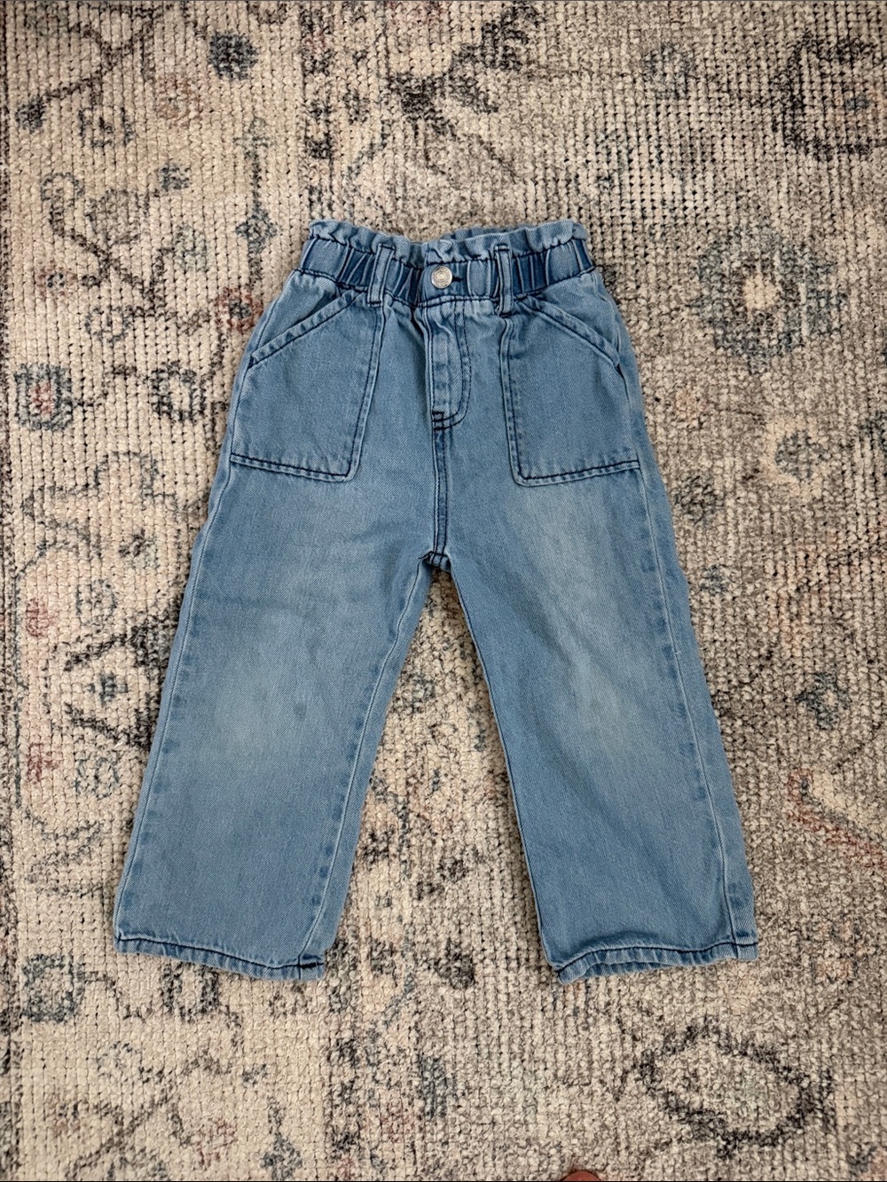 Levi's Kids Light Blue Elastic-Waist Denim Pants